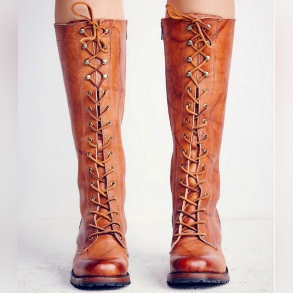 Frye Campus Lug Lace Boots